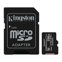 Κάρτα μνήμης Micro SDXC C10 UHS-I U3 Kingston Canvas Select Plus 100MB/s 256GB + 1 ADP 740617298710 740617298710 έως και 12 άτοκες δόσεις