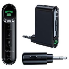 Bluetooth Audio Receiver AUX mini jack Baseus Qiyin WXQY-01 για Αυτοκίνητο & Άλλες Συσκευές Μαύρο 6953156296152 6953156296152 έως και 12 άτοκες δόσεις