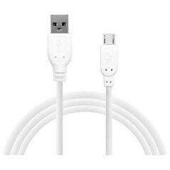 Καλώδιο Σύνδεσης USB 2.0 inos USB A σε Micro USB 1m Λευκό 5205598077983 5205598077983 έως και 12 άτοκες δόσεις