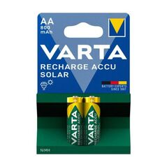 Μπαταρία Επαναφορτιζόμενη Varta AA 800mAh NiMH Solar (2 τεμ.) 4008496658688 4008496658688 έως και 12 άτοκες δόσεις