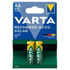 Μπαταρία Επαναφορτιζόμενη Varta AA 800mAh NiMH Solar (2 τεμ.) 4008496658688 4008496658688 έως και 12 άτοκες δόσεις