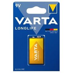 Μπαταρία Alkaline Varta Longlife 6LP3146 9V (1 τεμ.) 4008496525423 4008496525423 έως και 12 άτοκες δόσεις