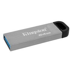 USB 3.2 Flash Disk Kingston Kyson DTKN USB A 64GB 200MB/s Ασημί 740617309102 740617309102 έως και 12 άτοκες δόσεις
