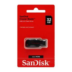 USB Flash Disk SanDisk Cruzer Blade SDCZ50 USB A 32GB Μαύρο 619659069193 619659069193 έως και 12 άτοκες δόσεις