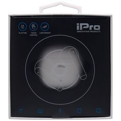 iPro True Wireless Bluetooth Earphones TW100 White (010701-0253) (IPRO010701-0253) έως 12 άτοκες Δόσεις