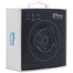 iPro True Wireless Bluetooth Earphones TW100 Black (010701-0252) (IPRO010701-0252) έως 12 άτοκες Δόσεις