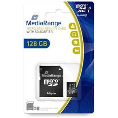 MediaRange Micro SDXCI Class 10 UHS-1 With SD Adaptor 128 GB (eXtended Capacity) (MR945) έως 12 άτοκες Δόσεις
