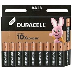 Duracell Αλκαλικές Μπαταρίες AA 1.5V 18τμχ (DAALR6MN150018) (DURDAALR6MN150018) έως 12 άτοκες Δόσεις