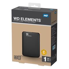 Western Digital Elements Portable 1TB USB 3.0 (Black 2.5") (WDBUZG0010BBK-WESN) έως 12 άτοκες Δόσεις