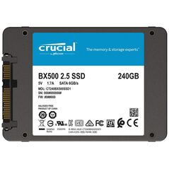 Crucial SSD 240 GB BX500 SATA 6Gb/s 2.5-inch έως 12 άτοκες Δόσεις