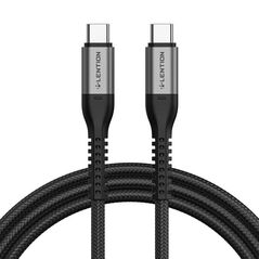 Lention USB-C to USB-C cable Lention 60W, 2m (black) 059929 6955038347785 CB-CCT-60W2MGRY-DS1 έως και 12 άτοκες δόσεις