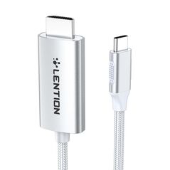 Lention Lention USB-C to 4K60Hz HDMI cable, 3m (silver) 059931 6955038346238 CB-CU707H-3MSC-SIL- έως και 12 άτοκες δόσεις