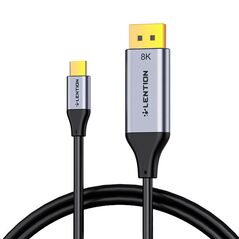 Lention Lention USB-C to 8K60Hz DisplayPort cable, 1.7m (black) 059932 6955038346948 CB-CU808DDS13-GRY έως και 12 άτοκες δόσεις