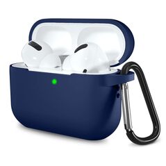 Techsuit Techsuit - Silicone Case - for Apple AirPods Pro 1 / 2, Smooth Ultrathin Material - Navy Blue 5949419085190 έως 12 άτοκες Δόσεις