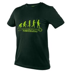 NEO TOOLS T-Shirt Neolution σκούρο πράσινο 81-640-L/52 έως 12 άτοκες Δόσεις