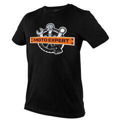 NEO TOOLS T-Shirt Moto Expert μαύρο 81-643-L/52 έως 12 άτοκες Δόσεις