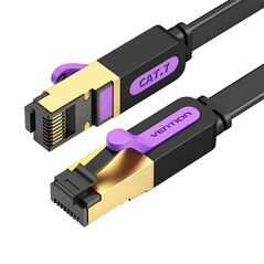 Vention Flat Network Cable UTP CAT7 Vention ICABL RJ45 Ethernet 10Gbps 10m Black 056631 6922794729872 ICABL έως και 12 άτοκες δόσεις