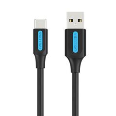 Vention USB 2.0 A to USB-C cable Vention COKBG 3A 1,5m black 056222 6922794748651 COKBG έως και 12 άτοκες δόσεις