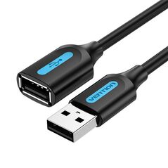 Vention Extension Cable USB 2.0 Male to Female Vention CBIBD 0.5m Black 056207 6922794748484 CBIBD έως και 12 άτοκες δόσεις