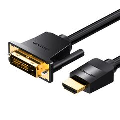 Vention HDMI to DVI (24+1) Cable Vention ABFBG 1,5m, 4K 60Hz/ 1080P 60Hz (Black) 056166 6922794732810 ABFBG έως και 12 άτοκες δόσεις