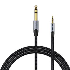 Vention 3.5mm TRS Male to 6.35mm Male Audio Cable 1m Vention BAUHF Gray 056442 6922794756502 BAUHF έως και 12 άτοκες δόσεις