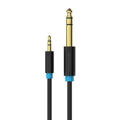 Vention Audio Cable TRS 3.5mm to 6.35mm Vention BABBF 1m, Black 056182 6922794728264 BABBF έως και 12 άτοκες δόσεις