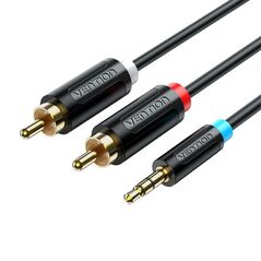 Vention Audio Adapter Cable 3.5mm Male to 2x Male RCA 5m Vention BCLBJ Black 056202 6922794751347 BCLBJ έως και 12 άτοκες δόσεις