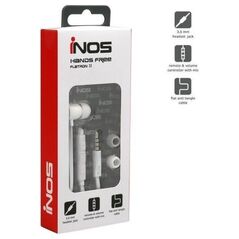 Hands Free Mono inos 3.5mm Flatron II με Μικρά Ακουστικά Λευκό 5205598098124 5205598098124 έως και 12 άτοκες δόσεις