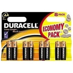 Duracell Αλκαλικές Μπαταρίες AA 1.5V 8τμχ (DBAALR6) (DURDBAALR6) έως 12 άτοκες Δόσεις