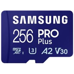 Samsung Pro Plus microSDXC 256GB Class 10 U3 V30 A2 UHS-I with USB Reader (MB-MD256SB/WW) (SAMMB-MD256SB-WW) έως 12 άτοκες Δόσεις