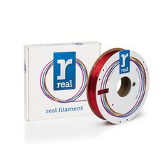REAL PETG 3D Printer Filament - Translucent Red - spool of 0.5Kg - 1.75mm (REALPETGTRED500MM175) έως 12 άτοκες Δόσεις