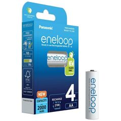 Panasonic Eneloop Επαναφορτιζόμενες Μπαταρίες AA Ni-MH 2000mAh 4τμχ (37941401) (PAN37941401) έως 12 άτοκες Δόσεις