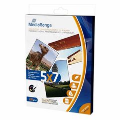 Φωτογραφικές Κάρτες MediaRange για Inkjet Εκτυπωτές High-Glossy 220g/m²  50 Φύλλα (MRINK114) έως 12 άτοκες Δόσεις