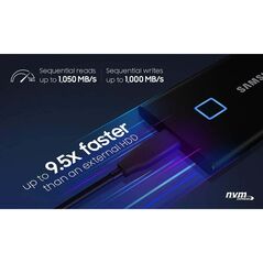 Samsung Portable SSD T7 Touch USB 3.2 1TB Black (MU-PC1T0K/WW) (SAMMUPC1T0KWW) έως 12 άτοκες Δόσεις