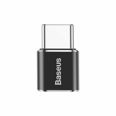 Baseus Baseus Micro USB to USB Type-C adapter - black 015900  CAMOTG-01 έως και 12 άτοκες δόσεις 6953156263529