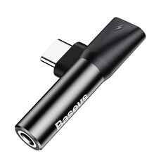 Baseus Baseus Audio Adapter USB-C to Mini Jack 3.5mm + USB-C (black) 016520  CATL41-01 έως και 12 άτοκες δόσεις 6953156282278