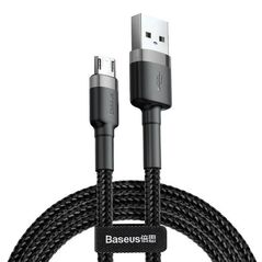 Baseus Baseus Cafule Micro USB cable 1.5A 2m (Gray + Black) 016543  CAMKLF-CG1 έως και 12 άτοκες δόσεις 6953156280366