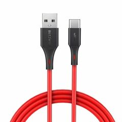 BlitzWolf USB-C cable BlitzWolf BW-TC15 3A 1.8m (red) 018254  BW-TC15 Red έως και 12 άτοκες δόσεις 5907489600613