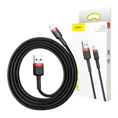 Baseus Baseus Cafule Cable USB Lightning 2A 3m (Black+Red) 020118  CALKLF-R91 έως και 12 άτοκες δόσεις 6953156296312