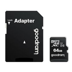 Goodram Memory card Goodram microSD 64GB (M1AA-0640R12) 024001  M1AA-0640R12 έως και 12 άτοκες δόσεις 5908267930151
