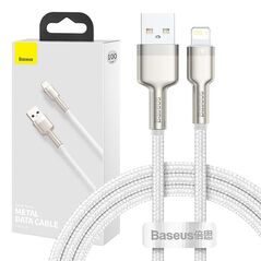 Baseus USB cable for Lightning Baseus Cafule, 2.4A, 1m (white) 025089  CALJK-A02 έως και 12 άτοκες δόσεις 6953156202252