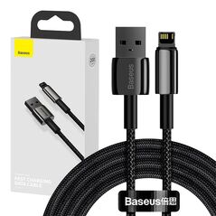 Baseus Baseus Tungsten Gold Cable USB to iP 2.4A 2m (black) 025646  CALWJ-A01 έως και 12 άτοκες δόσεις 6953156204966