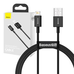 Baseus Baseus Superior Series Cable USB to iP 2.4A 1m (black) 026619  CALYS-A01 έως και 12 άτοκες δόσεις 6953156205406