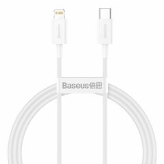 Baseus Baseus Superior Series Cable USB-C to Lightning, 20W, PD, 1m (white) 026217  CATLYS-A02 έως και 12 άτοκες δόσεις 6953156205314