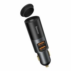 Baseus Baseus Share Together Fast Charge Car Charger with Cigarette Lighter Expansion Port, 2x USB, 120W (Gray) 027315  CCBT-D0G έως και 12 άτοκες δόσεις 6953156206700