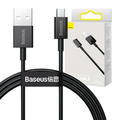Baseus Baseus Superior Series Cable USB to micro USB, 2A, 1m (black) 027662  CAMYS-01 έως και 12 άτοκες δόσεις 6953156208476