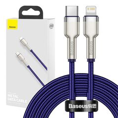 Baseus Baseus Cafule Series USB-C cable for Lightning, 20W, 2m (purple) 029922  CATLJK-B05 έως και 12 άτοκες δόσεις 6953156202122