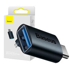 Baseus Baseus Ingenuity USB-C to USB-A adapter OTG (blue) 031666  ZJJQ000003 έως και 12 άτοκες δόσεις 6932172605650