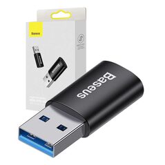 Baseus Baseus Ingenuity USB-A to USB-C adapter OTG (black) 031667  ZJJQ000101 έως και 12 άτοκες δόσεις 6932172605797