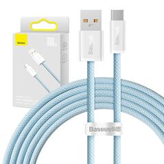 Baseus Cable USB to USB-C Baseus Dynamic Series, 100W, 2m (blue) 033087  CALD000703 έως και 12 άτοκες δόσεις 6932172607487